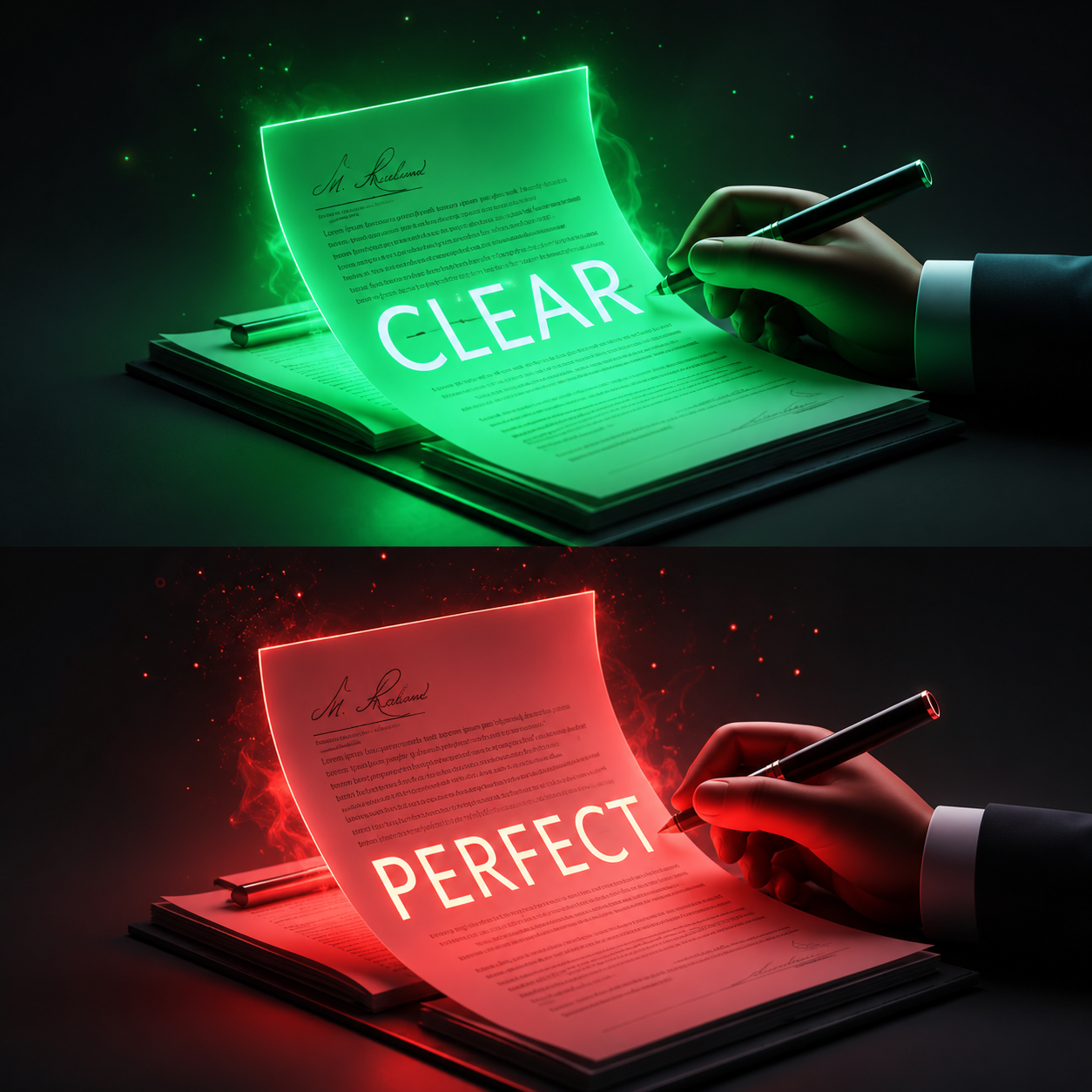 Author preparing publication